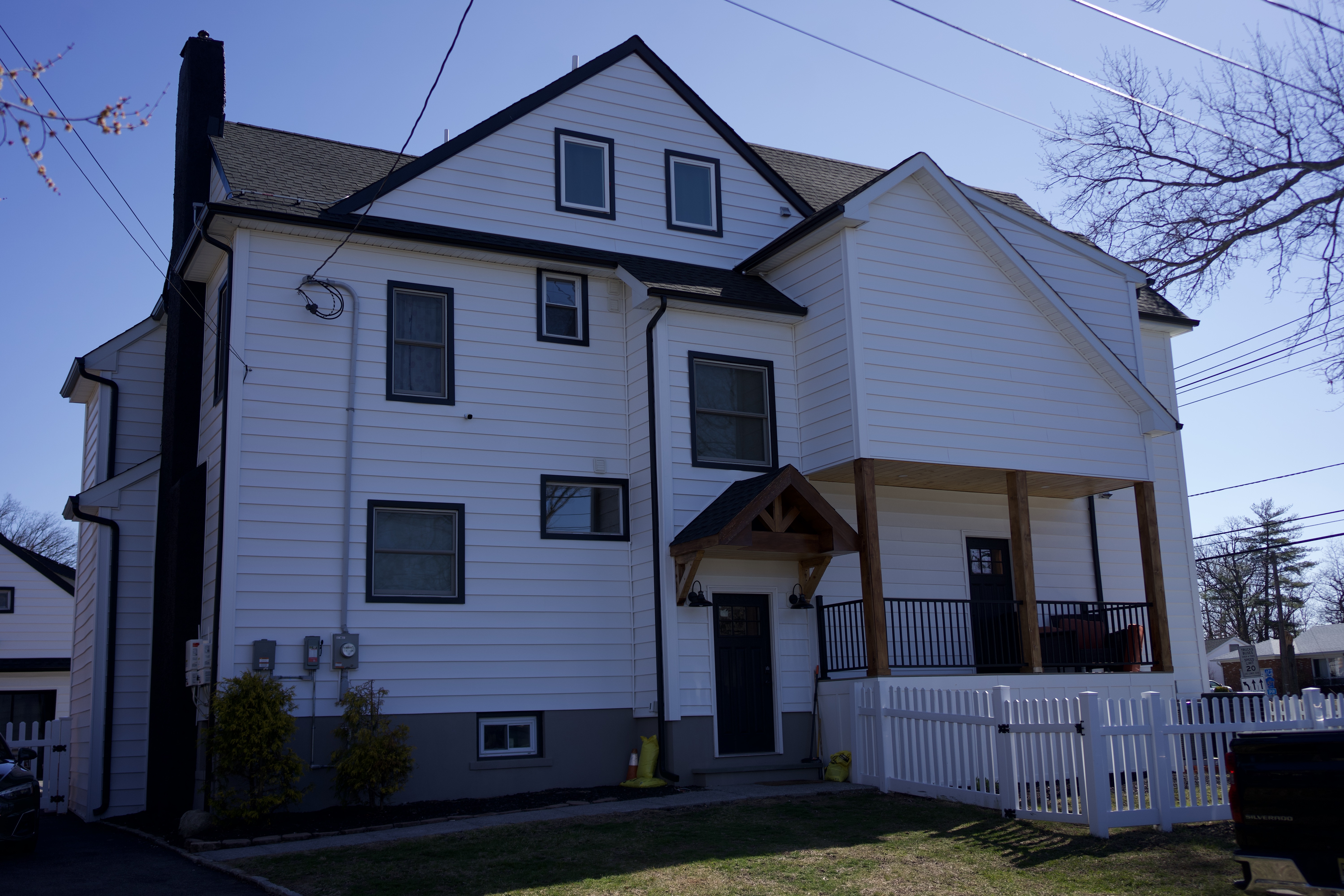 West Orange exterior after renovation side view